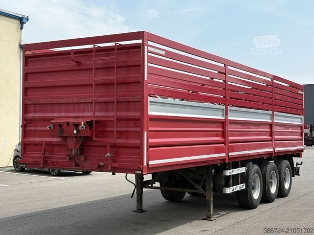 Open semitrailer ROHR Auflieger für Zuckerrüben*Alu*Bordwände