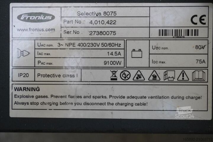 Heftruckaccu FRONIUS Selectiva 8075