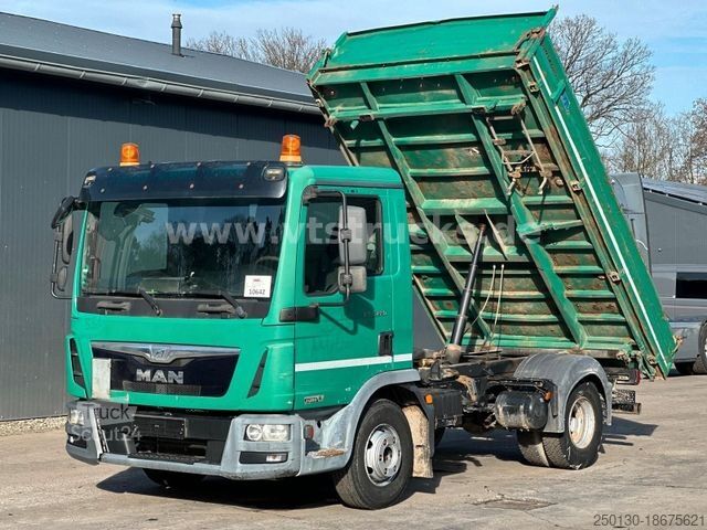 Driezijdige kipper bestelwagen MAN TGL 8.220 Meiller Dreiseitenkipper Euro6