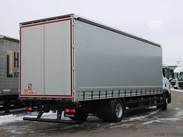 LKW mit Pritsche & Plane MAN TGM 18.320, EURO 6, NAVIGATION
