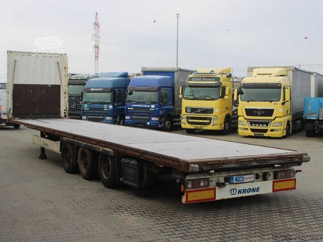 Working platform semitrailer KRONE SD,  LIFTING AXLE, MULTILOCK