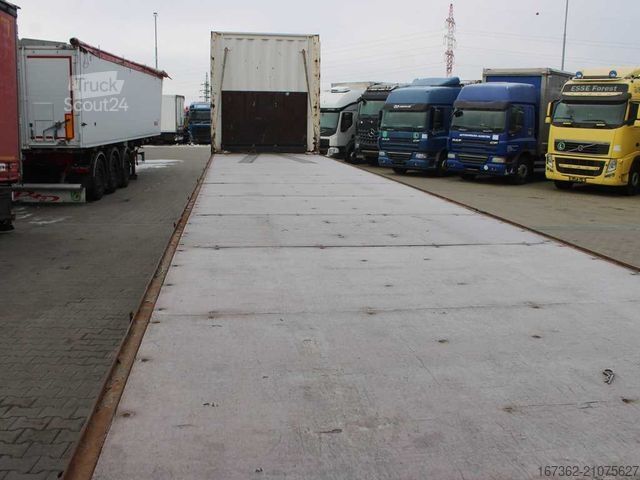 Working platform semitrailer KRONE SD,  LIFTING AXLE, MULTILOCK