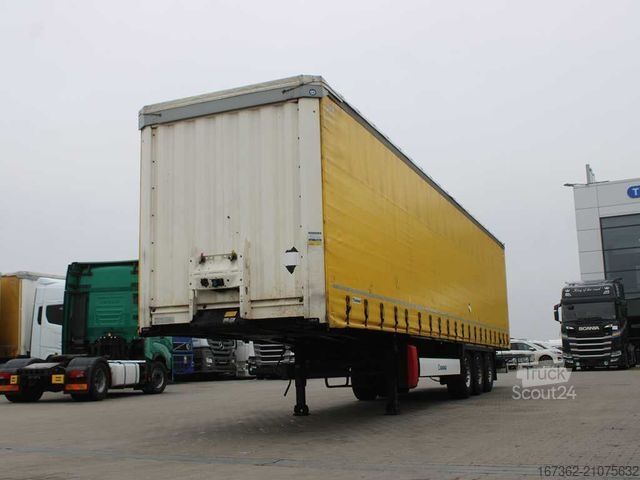 Open semitrailer with tarp KRONE SD, MULTILOCK