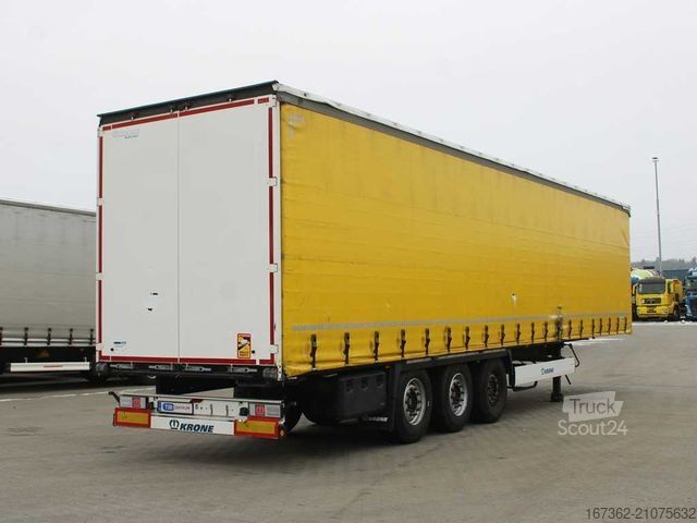 Open semitrailer with tarp KRONE SD, MULTILOCK