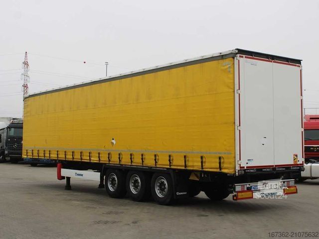 Open semitrailer with tarp KRONE SD, MULTILOCK
