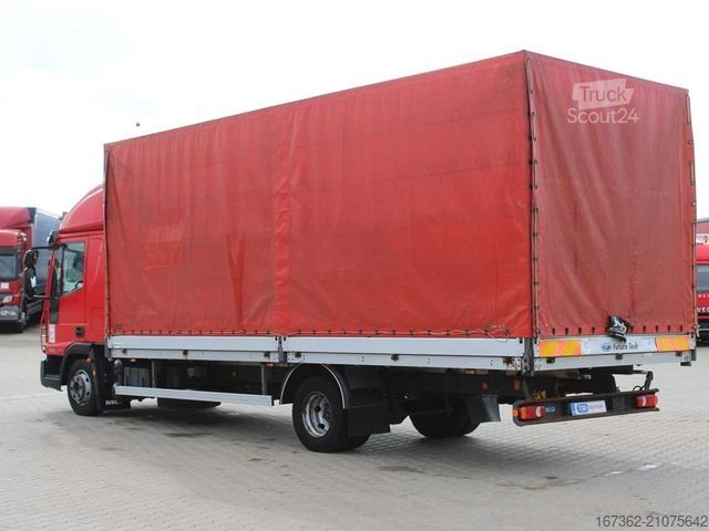 Samochód dostawczy z plandeką IVECO EUROCARGO 75E18, SECONDARY AIR CON., EURO 5