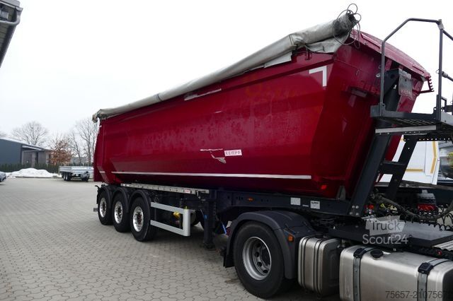 Naczepa wywrotka KEMPF 3-achs 39m³ ALU- Halbschalenmulde, 5,2 to LG.