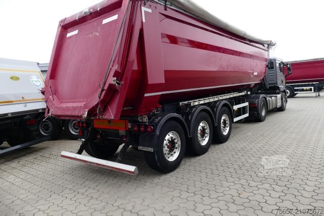 Naczepa wywrotka KEMPF 3-achs 39m³ ALU- Halbschalenmulde, 5,2 to LG.