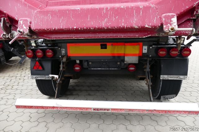 Naczepa wywrotka KEMPF 3-achs 39m³ ALU- Halbschalenmulde, 5,2 to LG.