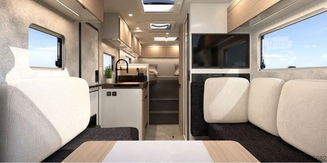 Half-integraal camper BÜRSTNER Signature SFT 7.0, 90l,Smart TV,6E,LSitz,AKTION