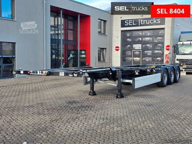 Swap body semitrailer KRONE SD / Liftachse / Teleskop / 11.908 - 13.403