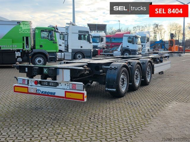 Swap body semitrailer KRONE SD / Liftachse / Teleskop / 11.908 - 13.403