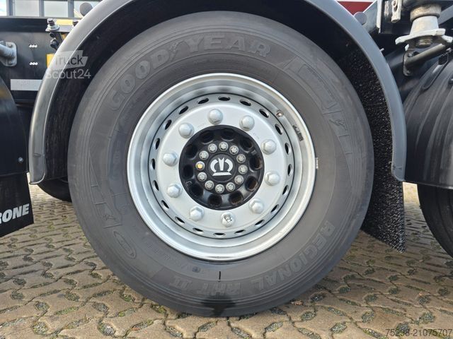 Swap body semitrailer KRONE SD / Liftachse / Teleskop / 11.908 - 13.403