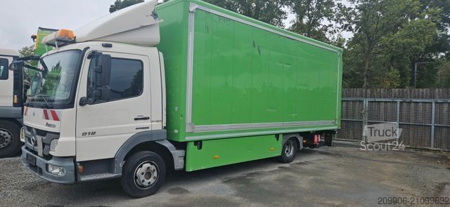 LKW mit Kofferaufbau MERCEDES-BENZ 818 Atego, Schaltung, Koffer mit LBW