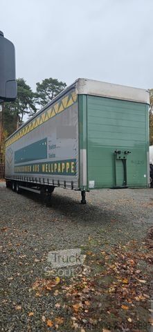 Auflieger mit Pritsche & Plane Krukenmeier KRUKENMEIER