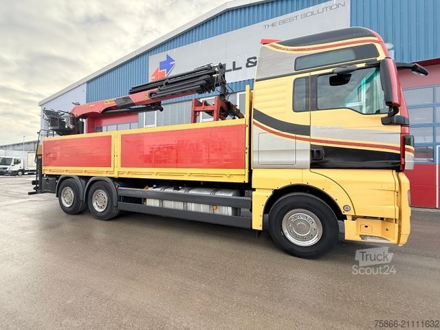 Lastbilsmonterad kran MAN 26.480 TGX BL 6x2 Ladekran Palfinger PK 21001 L