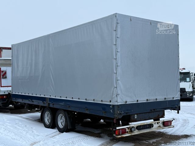 Open aanhangwagen met zeil FLIEGL OS2-K105L Tandem*Bordwände*Steckrungen*BPW