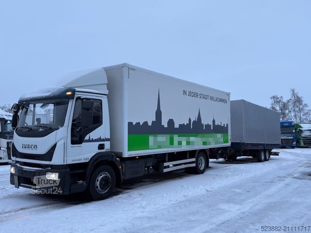 Vrachtwagen met bakwagen IVECO Eurocargo 140-250 6-Zyl.*LBW*Klima*AHK*Bi-Xenon
