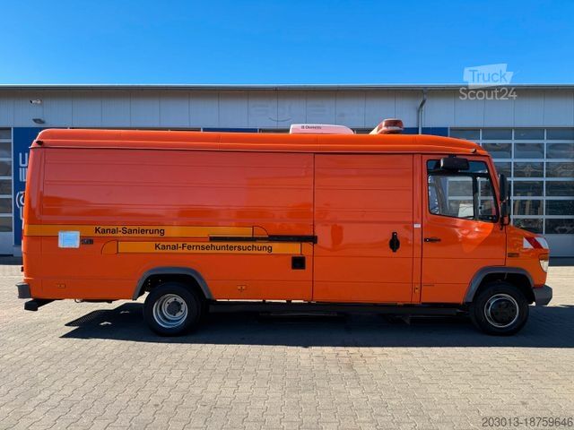 Vákuová cisterna MERCEDES-BENZ Vario 614D TV Inspektionsanl RCA RAUSCH ELKA 600