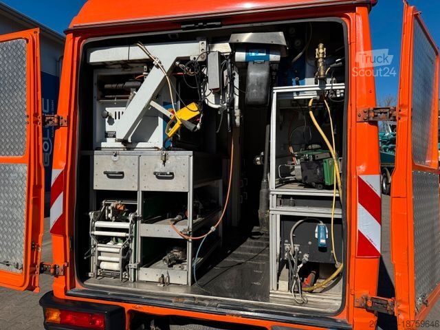 Vákuová cisterna MERCEDES-BENZ Vario 614D TV Inspektionsanl RCA RAUSCH ELKA 600