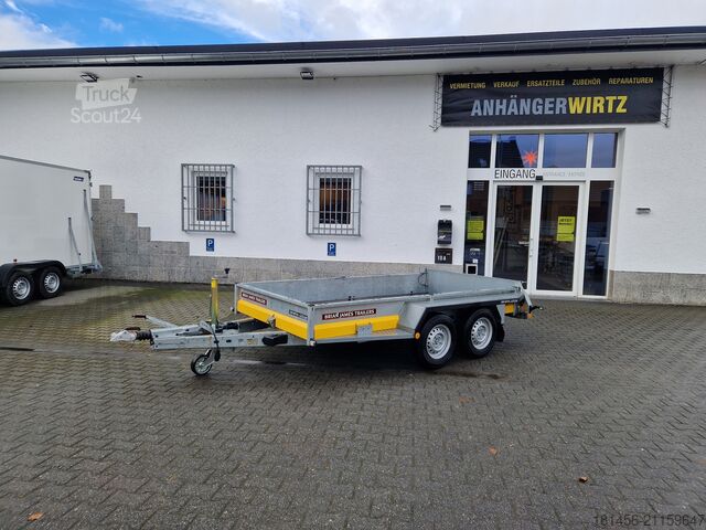 Remorque porte-engins surbaissée Brian James Trailers General Plant 550-2232 2700kg 310x160cm
