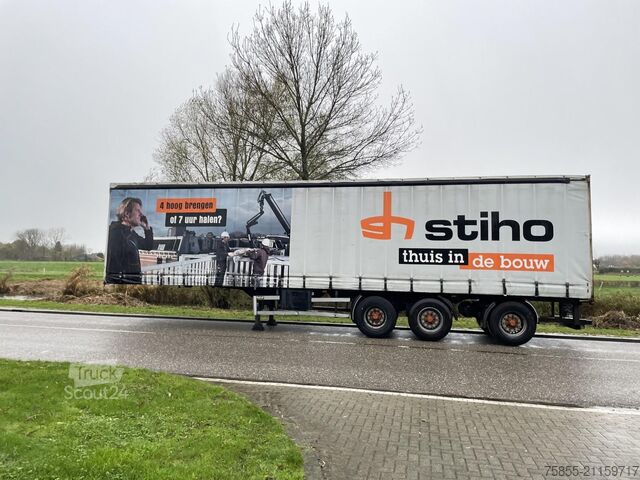 Semi surbaissé SYSTEM TRAILER Tautliner Kooiaap / Steering / Liftaxle / NL Tr...