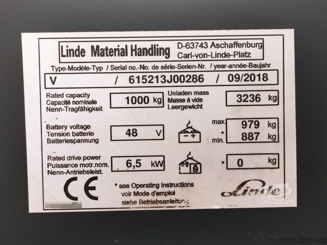 Vertikální zakladače Linde V10