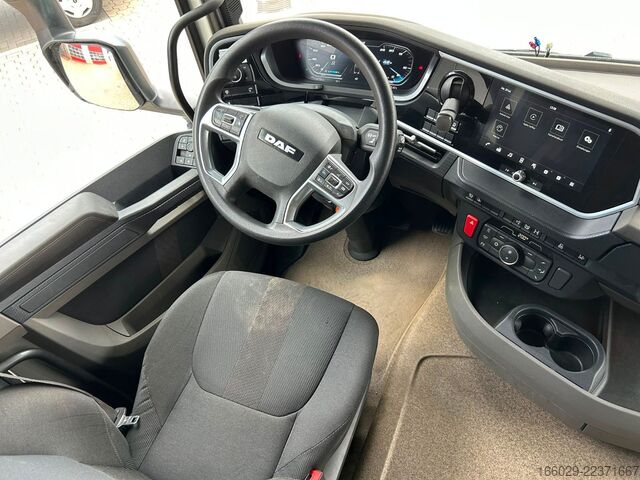 Macara montată pe camion DAF XF 480 Baustoffpritsche mit Fassi Ladekran F235