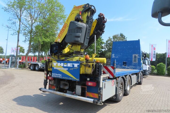 Кран, монтиран на камион VOLVO FH 500, Kran Fassi F360XP, Containerpritsche