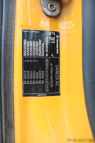 Камион с кука за контейнери MERCEDES-BENZ 2642 6x4 BL PALFINGER T20-31 MPA Nr: 525