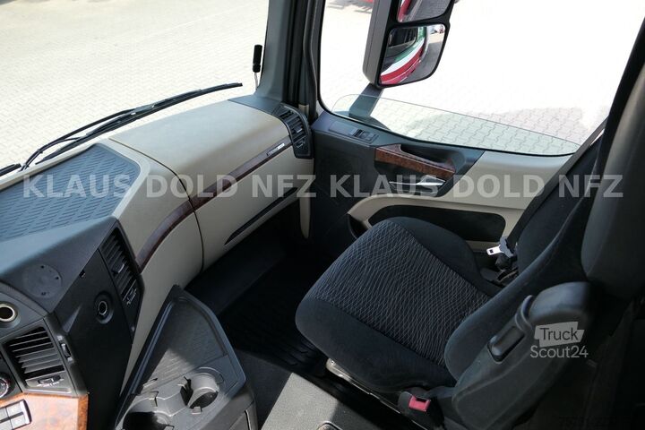 Plattewagen met zeil MERCEDES-BENZ Actros 1842 Pritsche Plane Vollluft LBW Euro 6