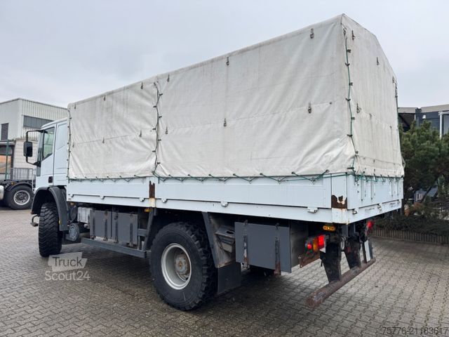 شاحنة بمسطحة ومشمع IVECO 140 E240  Eurocargo 4x4 Miltär Camper Expedition