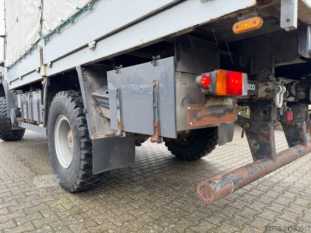 شاحنة بمسطحة ومشمع IVECO 140 E240  Eurocargo 4x4 Miltär Camper Expedition