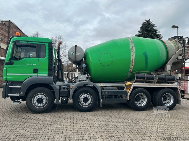 Concrete mixer truck MAN 32.420 TGS Stetter Betonmischer 9m³