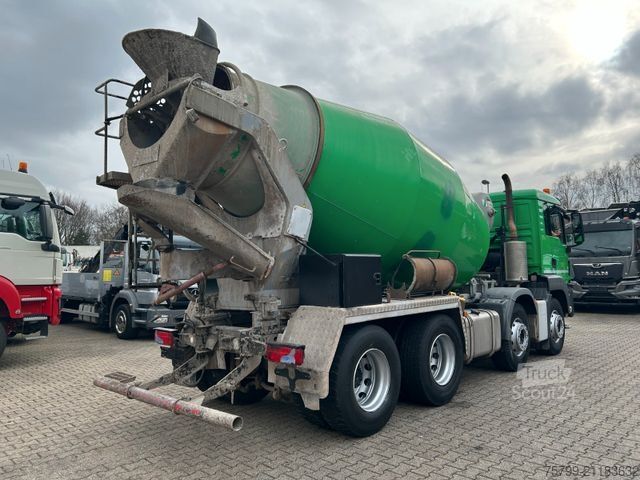 Concrete mixer truck MAN 32.420 TGS Stetter Betonmischer 9m³
