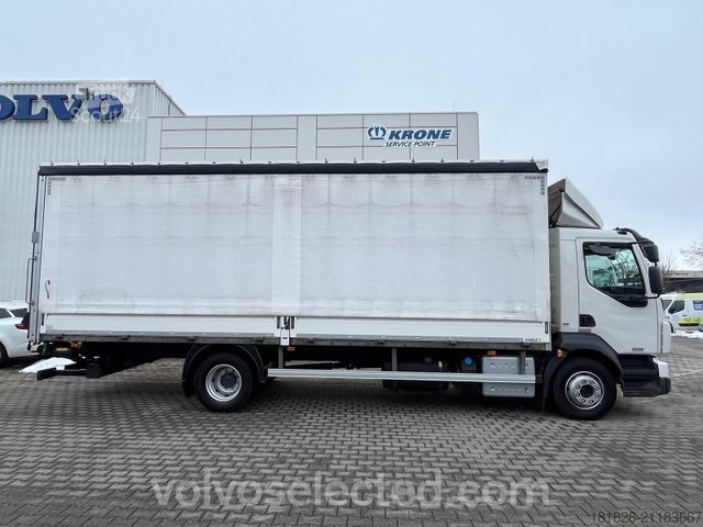 Autocarro con pianale e telone VOLVO FL 240 12T/LBW/Schiebeplane/AHK/Euro6