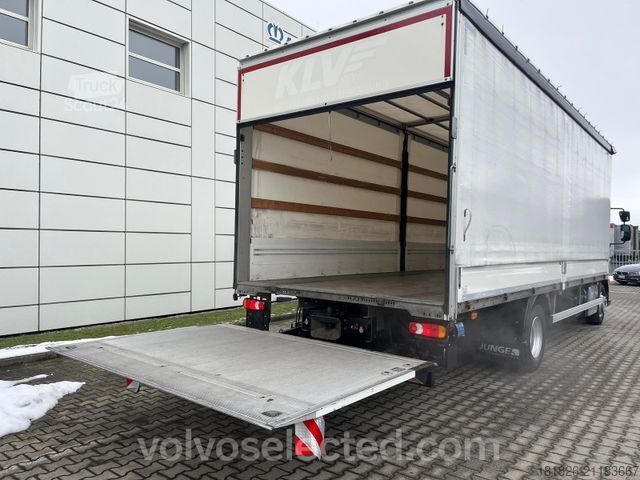 Autocarro con pianale e telone VOLVO FL 240 12T/LBW/Schiebeplane/AHK/Euro6