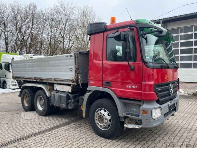 Autocarro ribaltabile MERCEDES-BENZ Actros 2646 BB 6x4 MP2 3-Seiten-Kipper