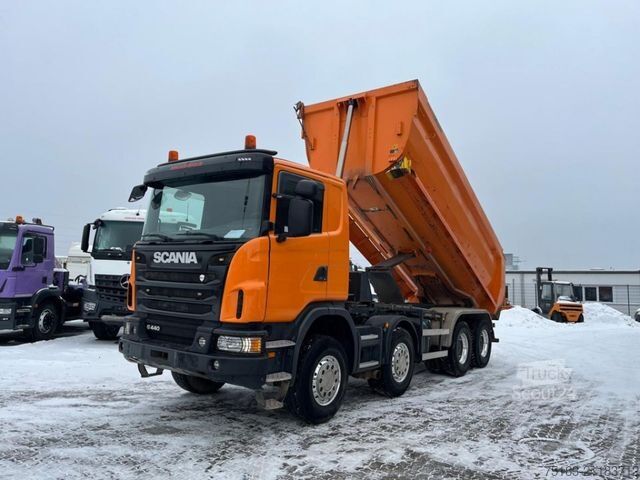 Savitvežis SCANIA G 440 8x4 4 Achs Muldenkipper Meiller