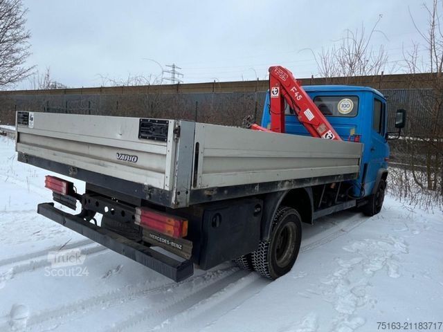 Fourgon pick-up MERCEDES-BENZ Vario 814 D Pritsche Kran Fassi F45