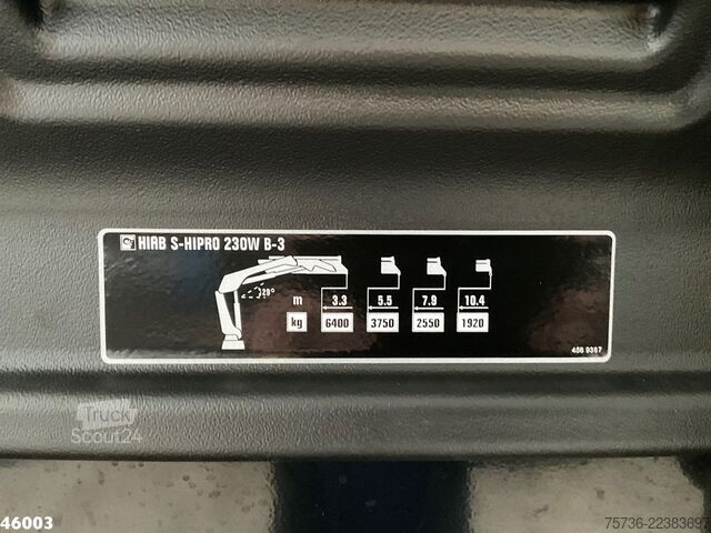 Όχημα συλλογής απορριμμάτων DAF FAG XD 220 Hiab 23 Tonmeter laadkraan FULL ELEC...