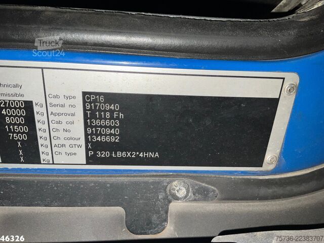 Atkritumu savākšanas transportlīdzeklis Scania P 320 Zoeller 22m³