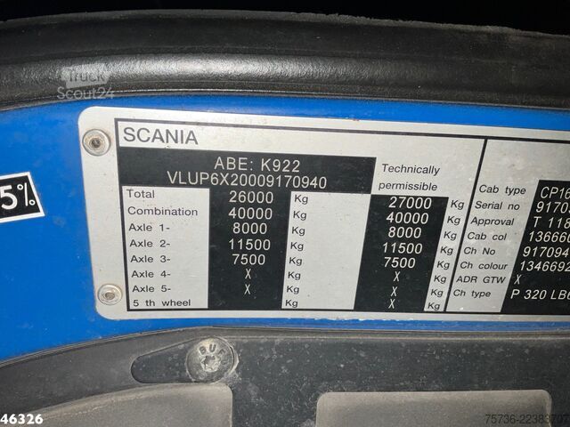 Atkritumu savākšanas transportlīdzeklis Scania P 320 Zoeller 22m³