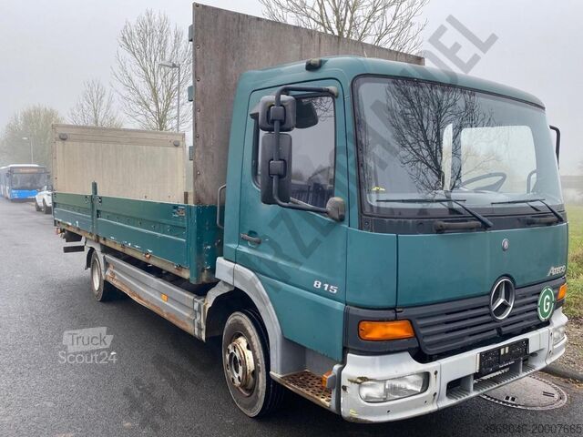 Plachtové dodávky (valník s plachtou) Mercedes Atego 815 - Klima - Luftfederung