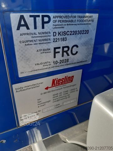 Refrigerated truck MERCEDES-BENZ Atego 1223LNR Kiesling Thermoking T600R LBW Bär