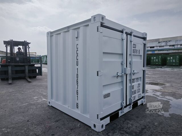  10/8/6 Fuß Set Baucontainer / Lichtgrau Minicontainer/Containerset/Self Storage