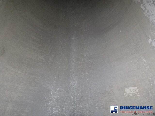 Silo Feldbinder Powder tank alu 60 m3 / Compressor diesel engine.