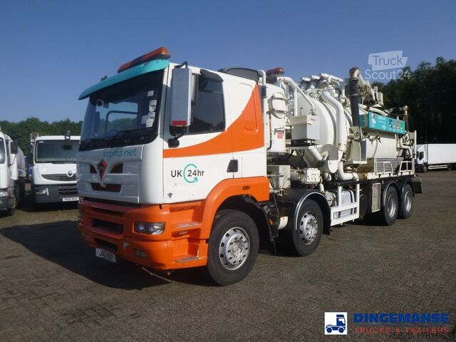 Veículo de aspiração Foden S108R 8x4 RHD Huwer vacuum tank 15.5 m3