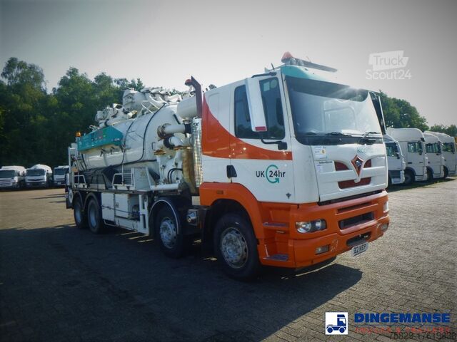 Veículo de aspiração Foden S108R 8x4 RHD Huwer vacuum tank 15.5 m3