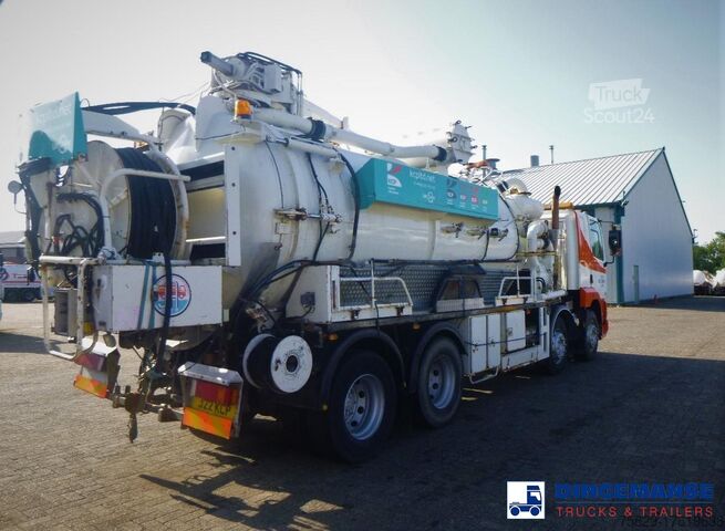 Veículo de aspiração Foden S108R 8x4 RHD Huwer vacuum tank 15.5 m3